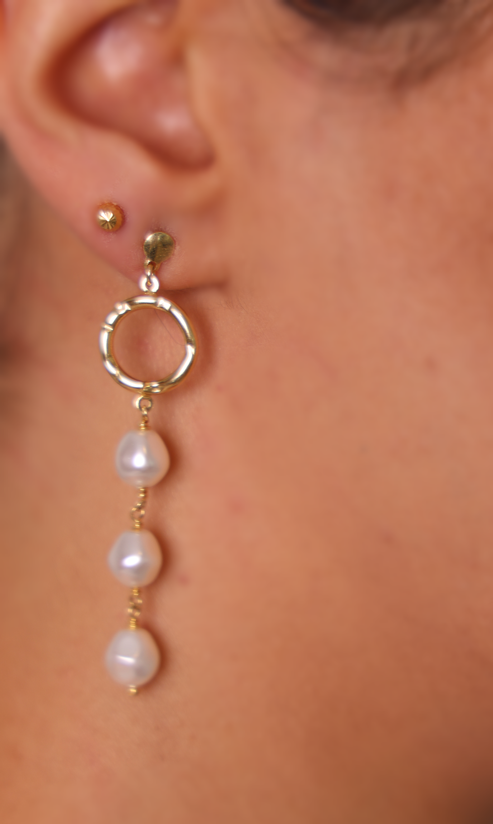 Fresh Water-pearl Earrings