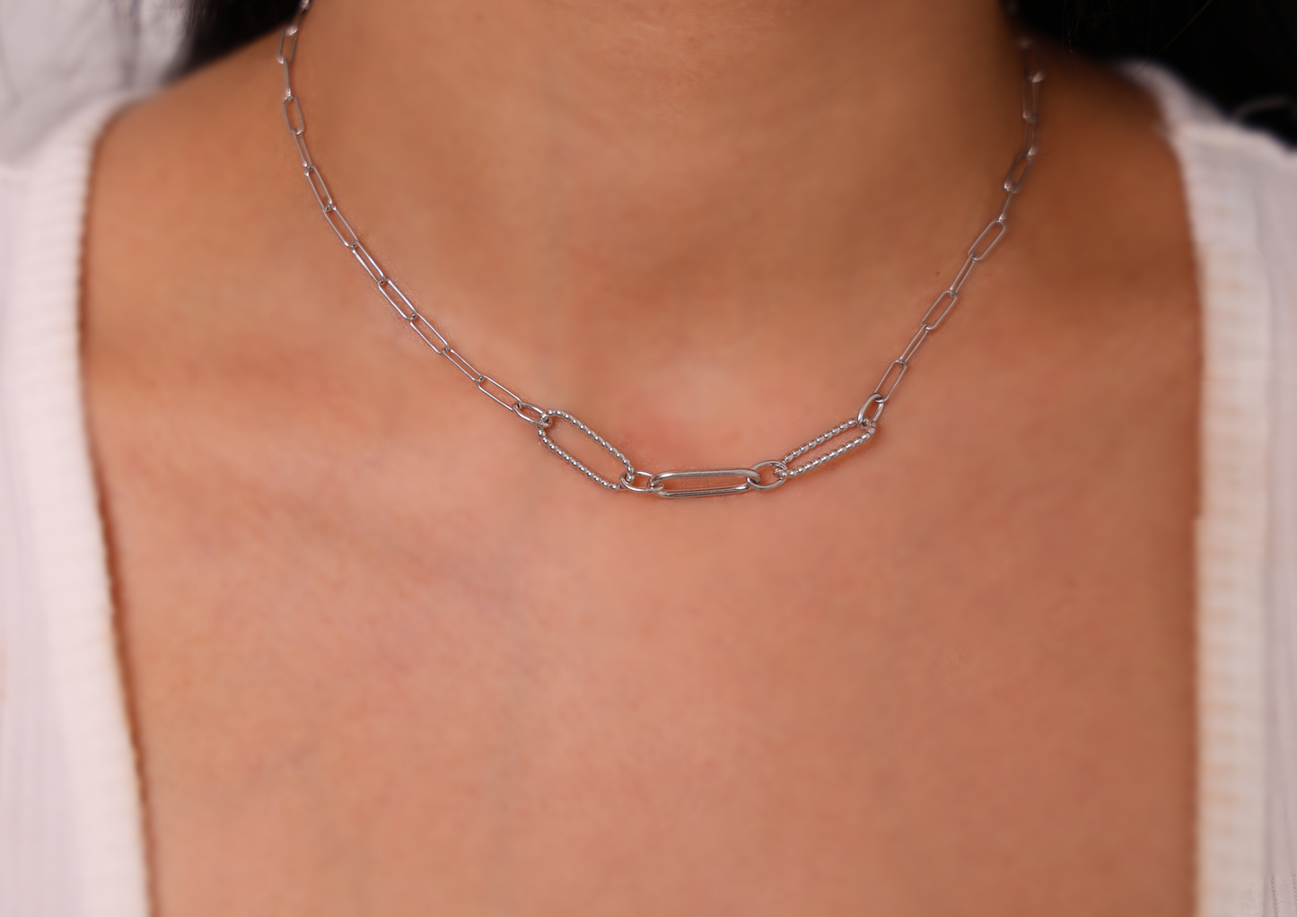 Modern Links Necklace
