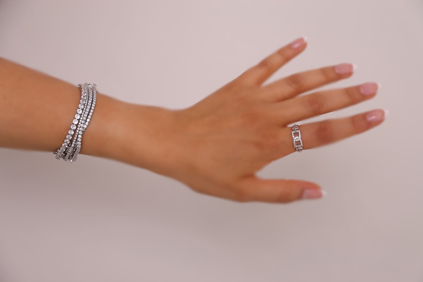 Linked Band Ring