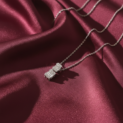 Baguette necklace