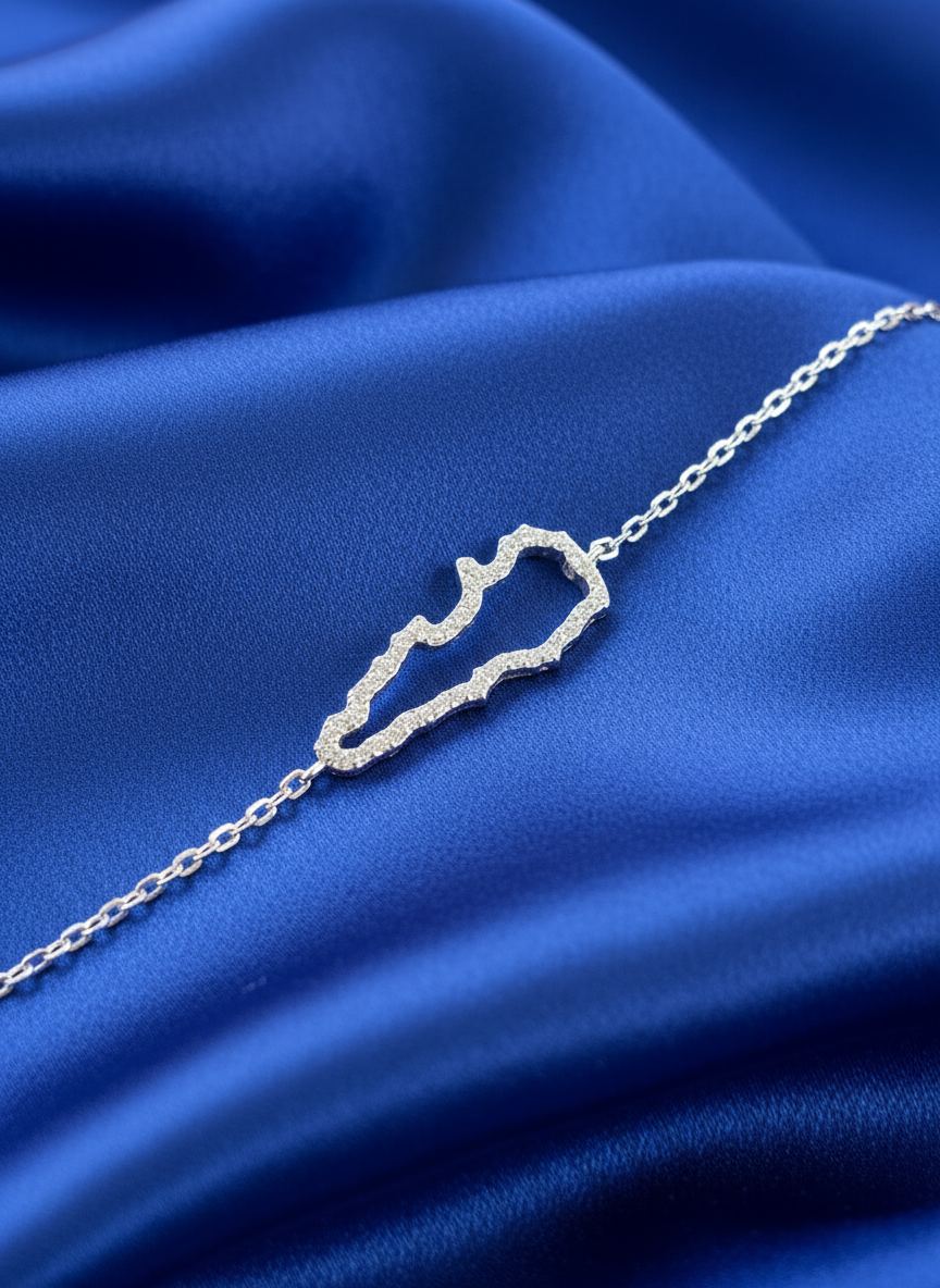 Lebanon Silhouette Bracelet